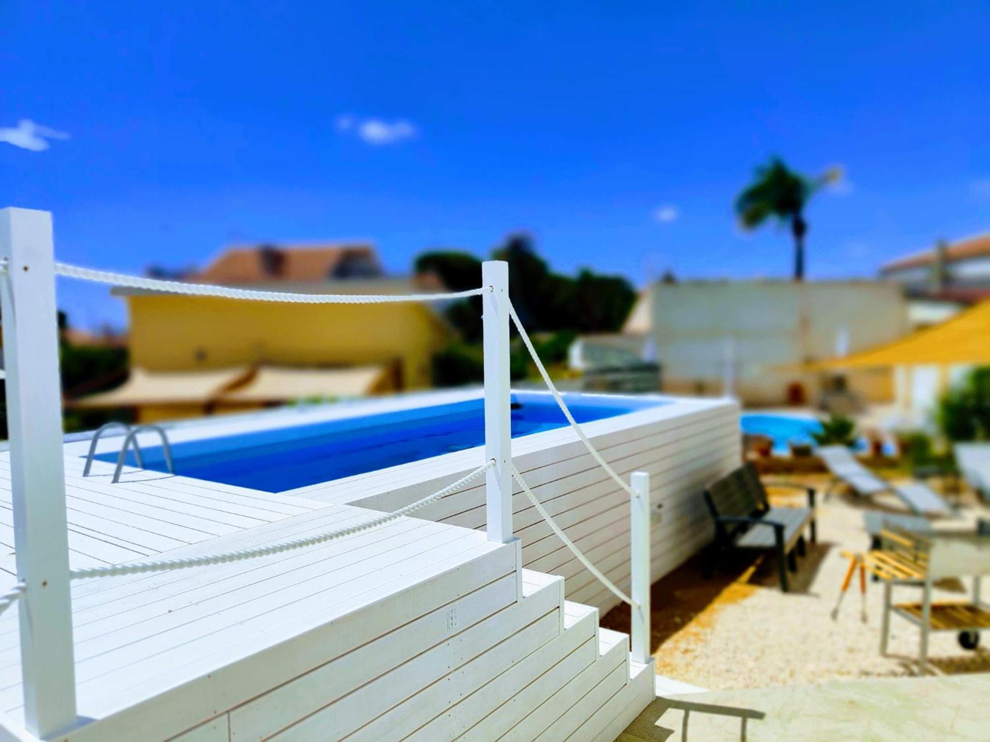 Pool Seaside Relais - Ville Ninfea, Marea, Rosa E Cassiopea Fontane Bianche Exterior photo